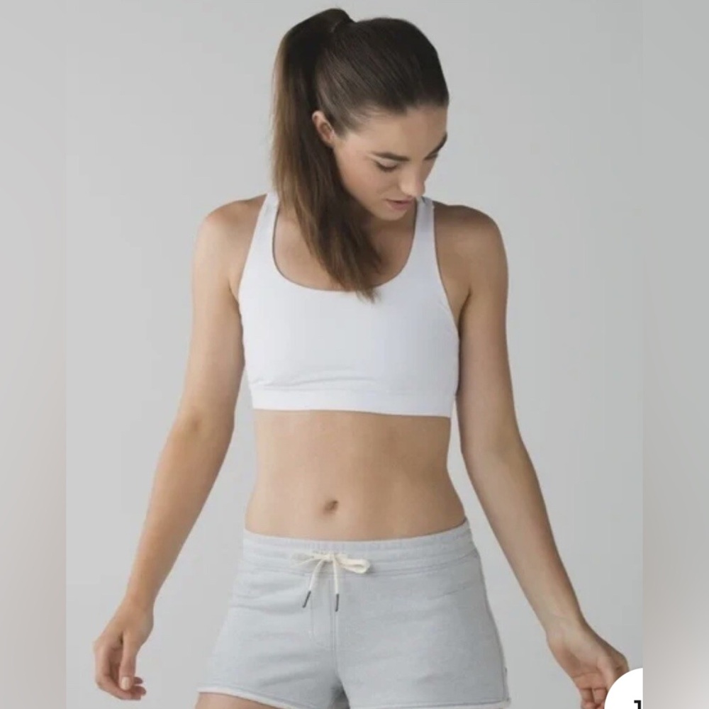 Lululemon Athletica Energy White Sports Bra